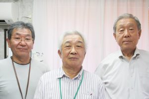 伊藤邦夫さん、上嶋正和さん、久保島久和さん